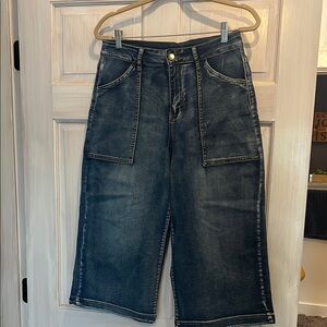 Wide Leg Denim Jeans